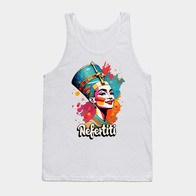 Nefertiti's Hilarious Highness Tank Top by CatCoconut-Art